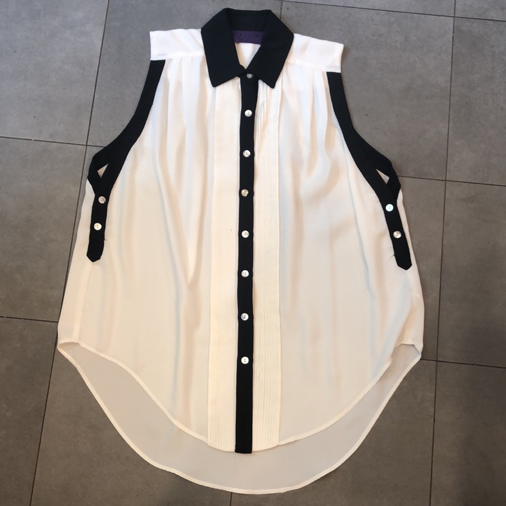 P Luca Milano Sleeveless Blouse